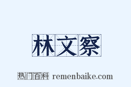 林文察是什么意思的图片
